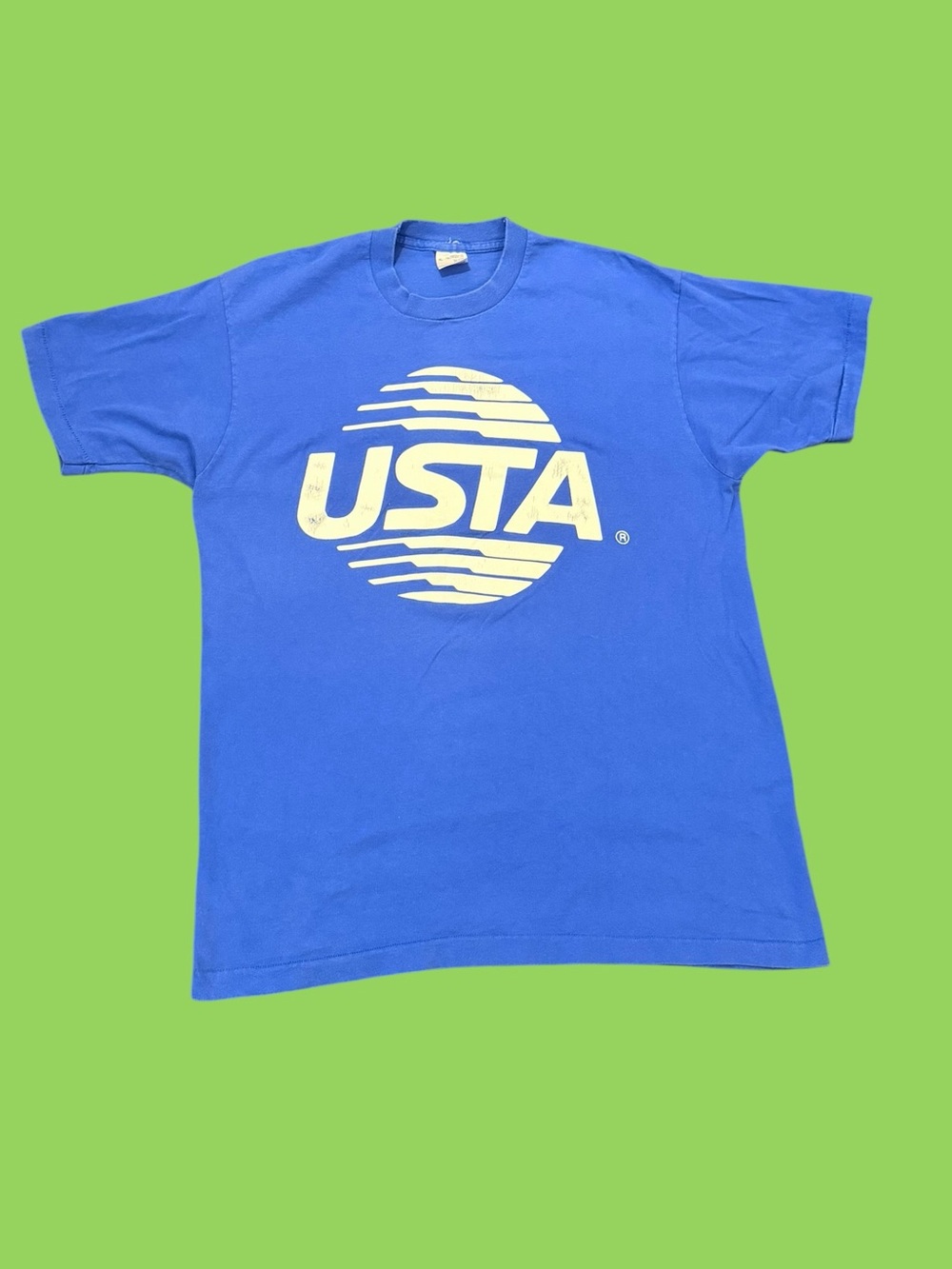 Vintage USTA INTA Toronto Ontario Single Stitch Shirt 1992 5K Fun Run XL